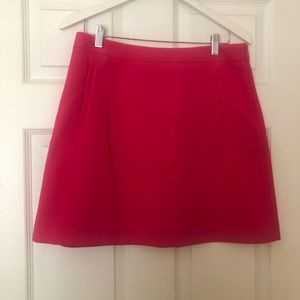 Vibrant hot pink mini skirt